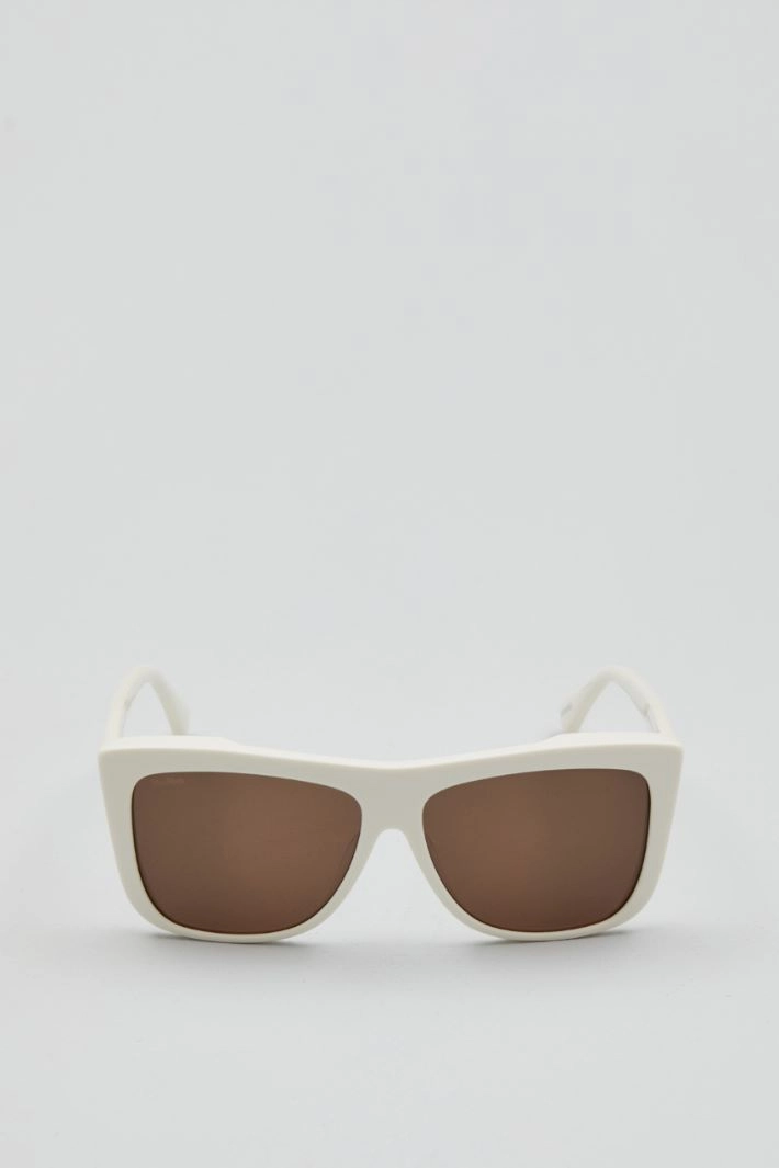 Square sunglasses - WHITE