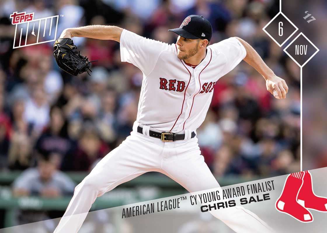 Chris Sale - 11/14/2017 TOPPS NOW® Card - Print Run: 203