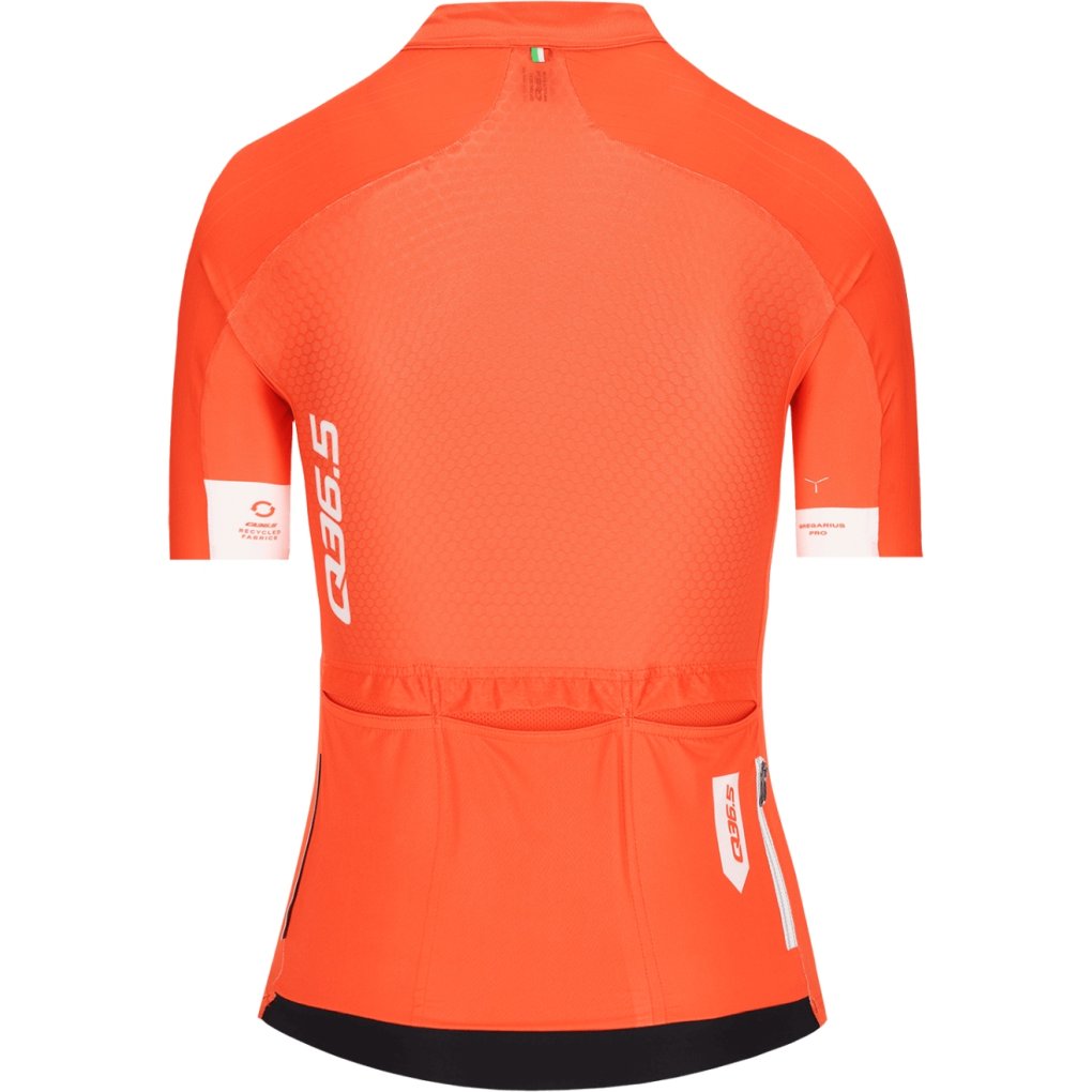 Q36.5 Gregarius Pro Signature Short Sleeve Jersey Women - tangerine red