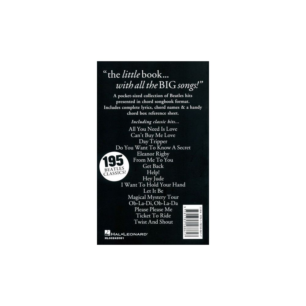 Hal Leonard Little Black Book Beatles – Thomann Ireland