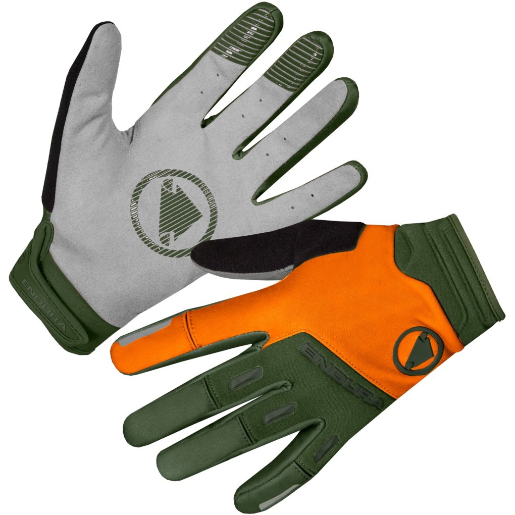 Endura SingleTrack Windproof Gloves - harvest