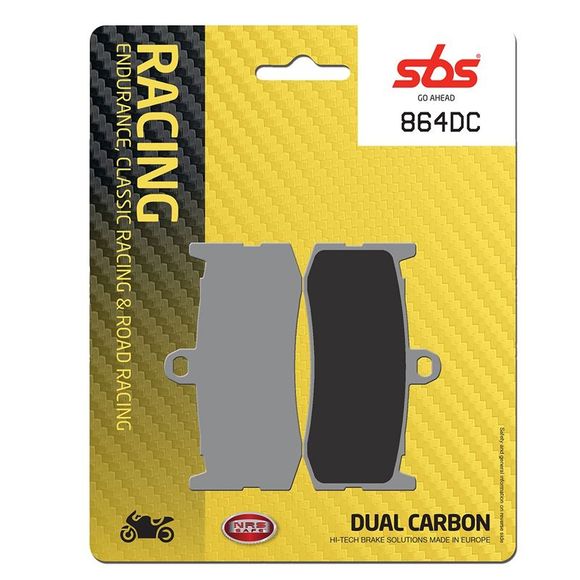 SBS 864DC Racing carbon front brake padsRef: 864DC / 864060