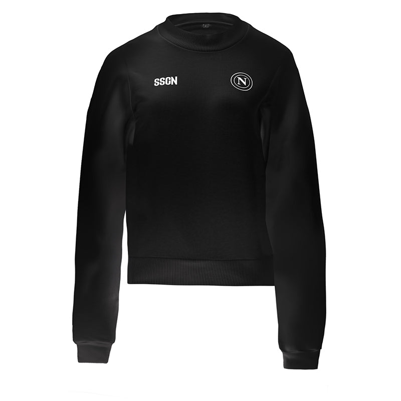SSC Napoli Marechiaro Black Sweater