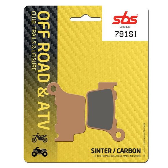 SBS 791SI Sinter Sintered Metal rear brake padsRef: 791SI / 791030