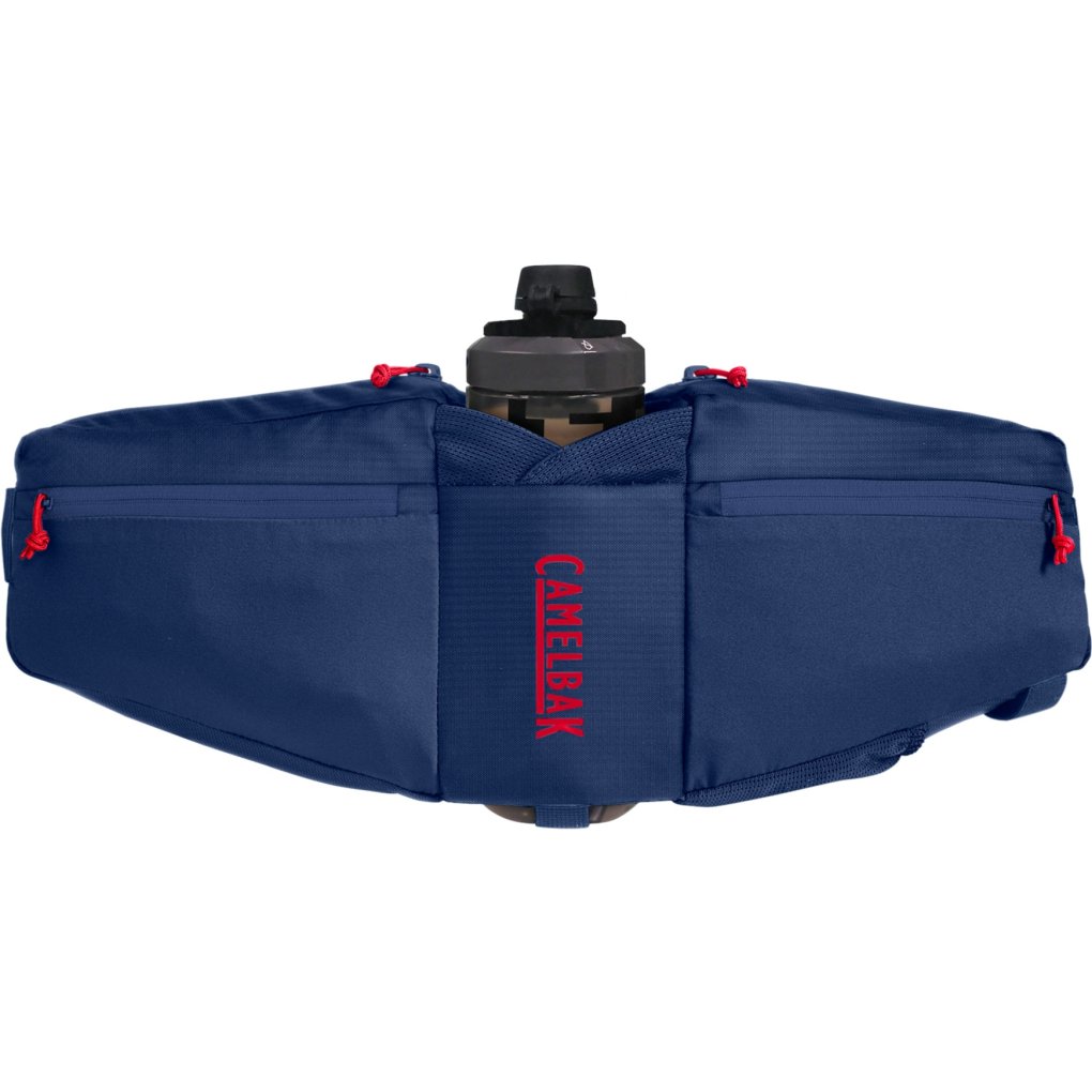 CamelBak Podium Flow 4L Hydration Belt + 620ml Podium Dirt Bike Bottle - deep sea