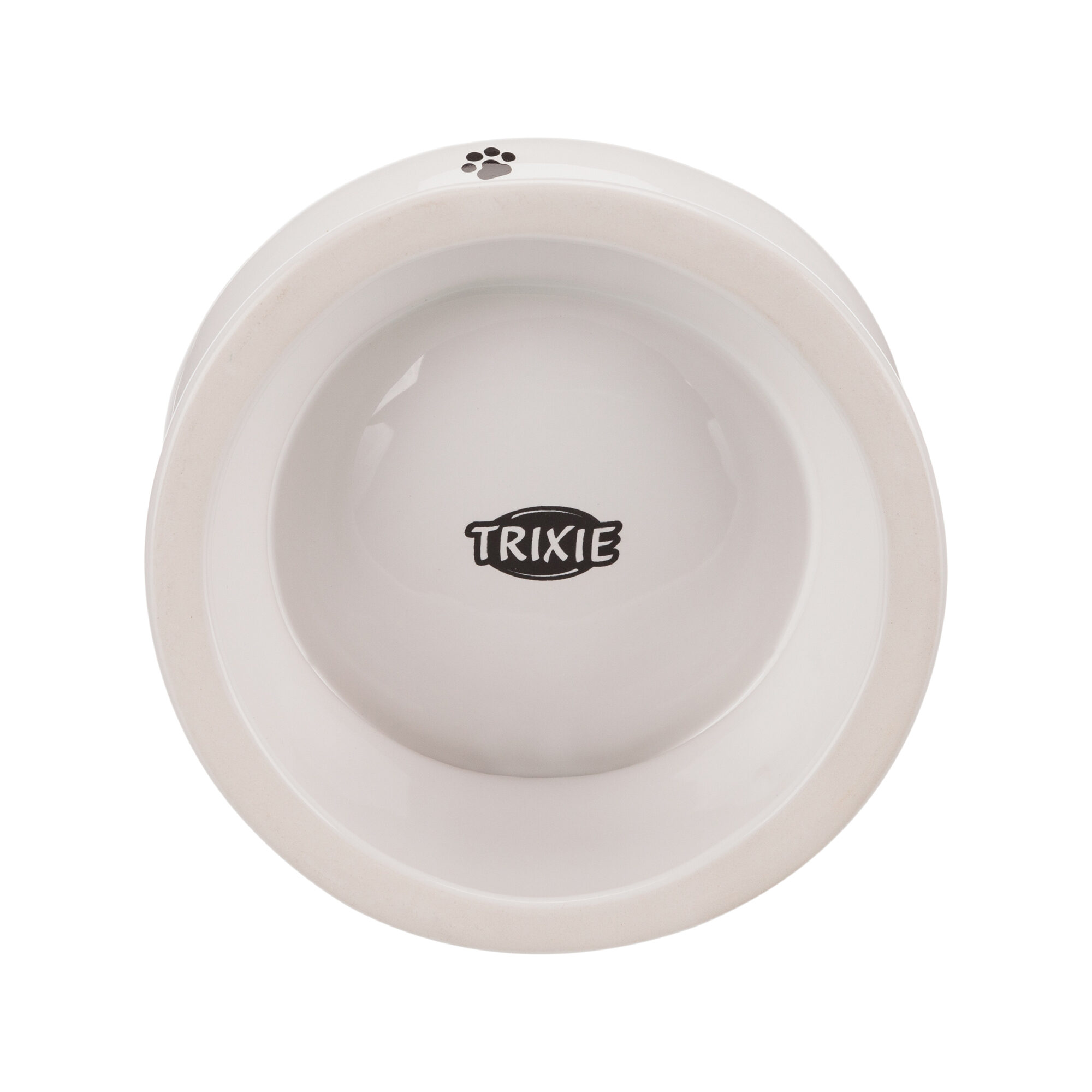 Trixie Ergonomic Food and Water Bowl - White - 13 cm