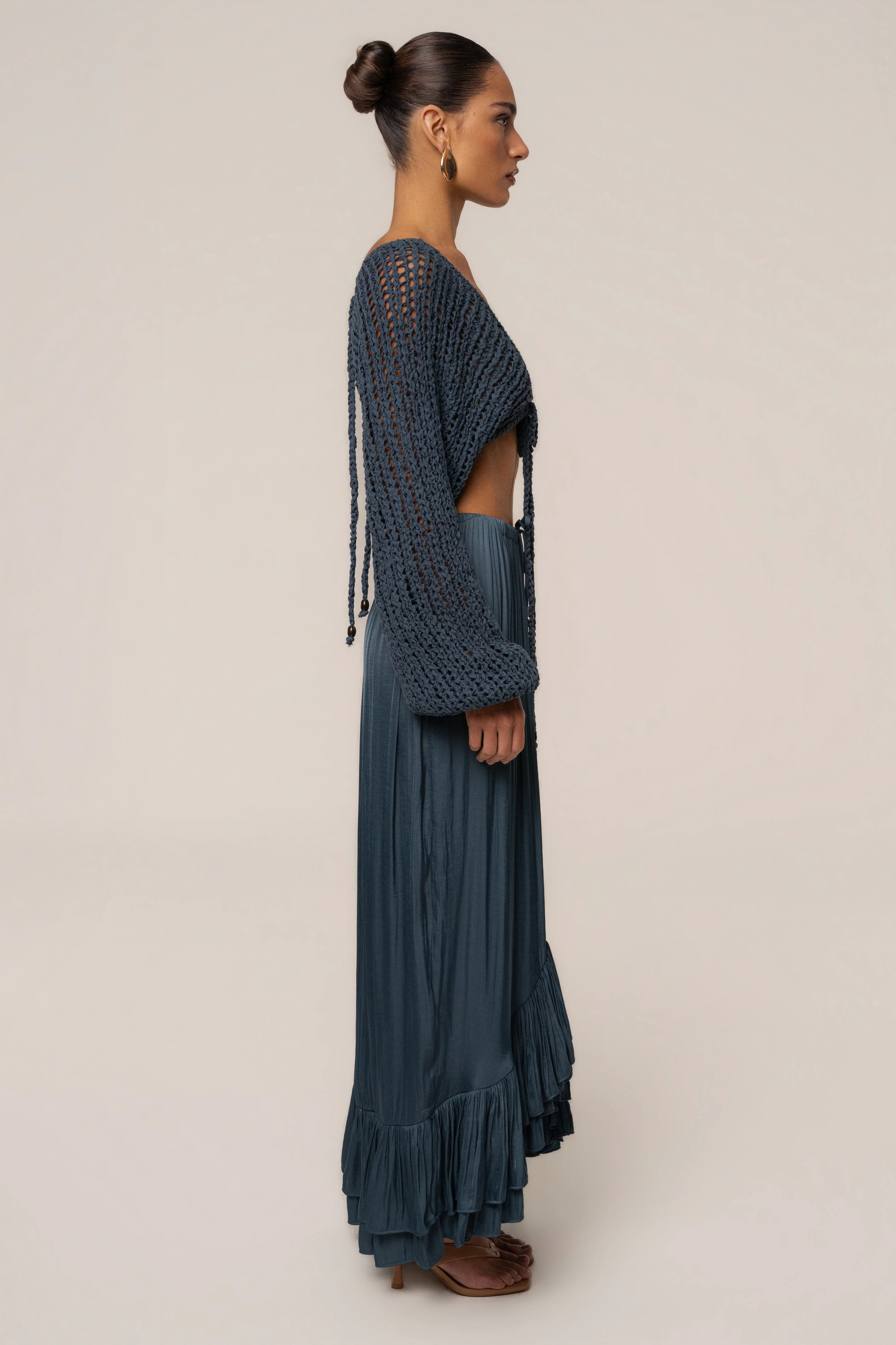 Teal Deep Waters Crochet Top