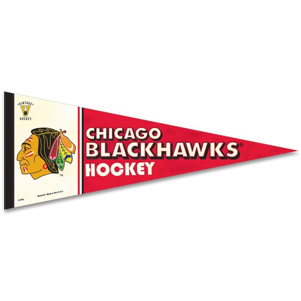 Chicago Blackhawks Vintage Premium NHL Pennant