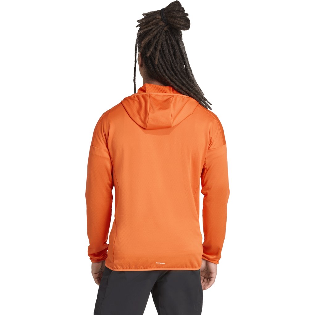 adidas TERREX Xperior CLIMAWARM Light Hooded Fleece Jacket Men - semi impact orange JM0111