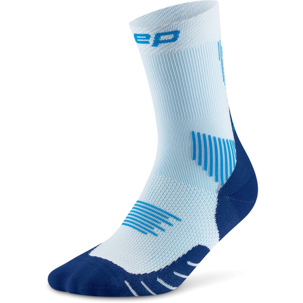 CEP Core Run Mid Cut Compression Socks Women - ice/blue