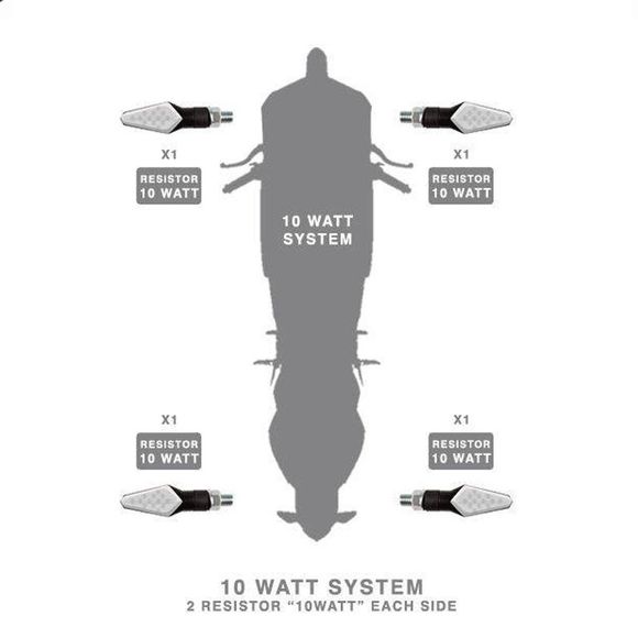 Barracuda 10 WATT Universal resistance kitRef: bar0117 / res10