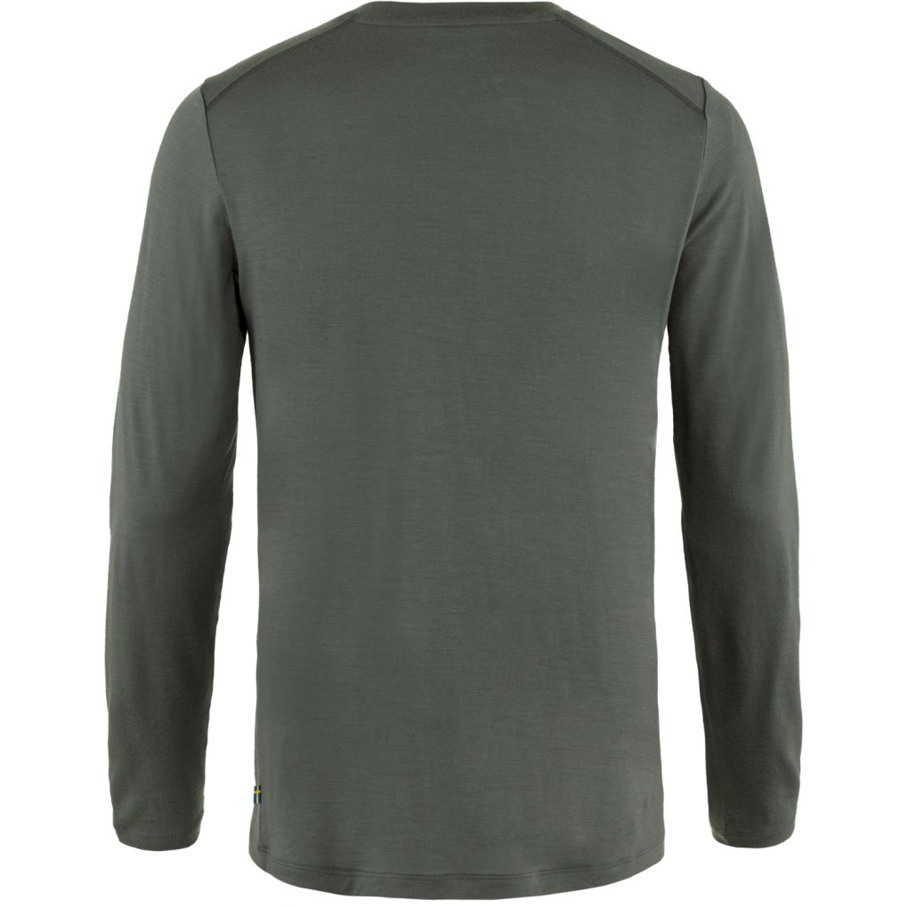 Fjällräven Abisko Wool Longsleeve Men - basalt