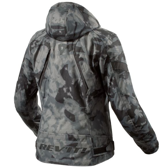 Motorcycle jacket Rev it Flare 3 H2O Ladies - Gray / BlackRef: RI1616