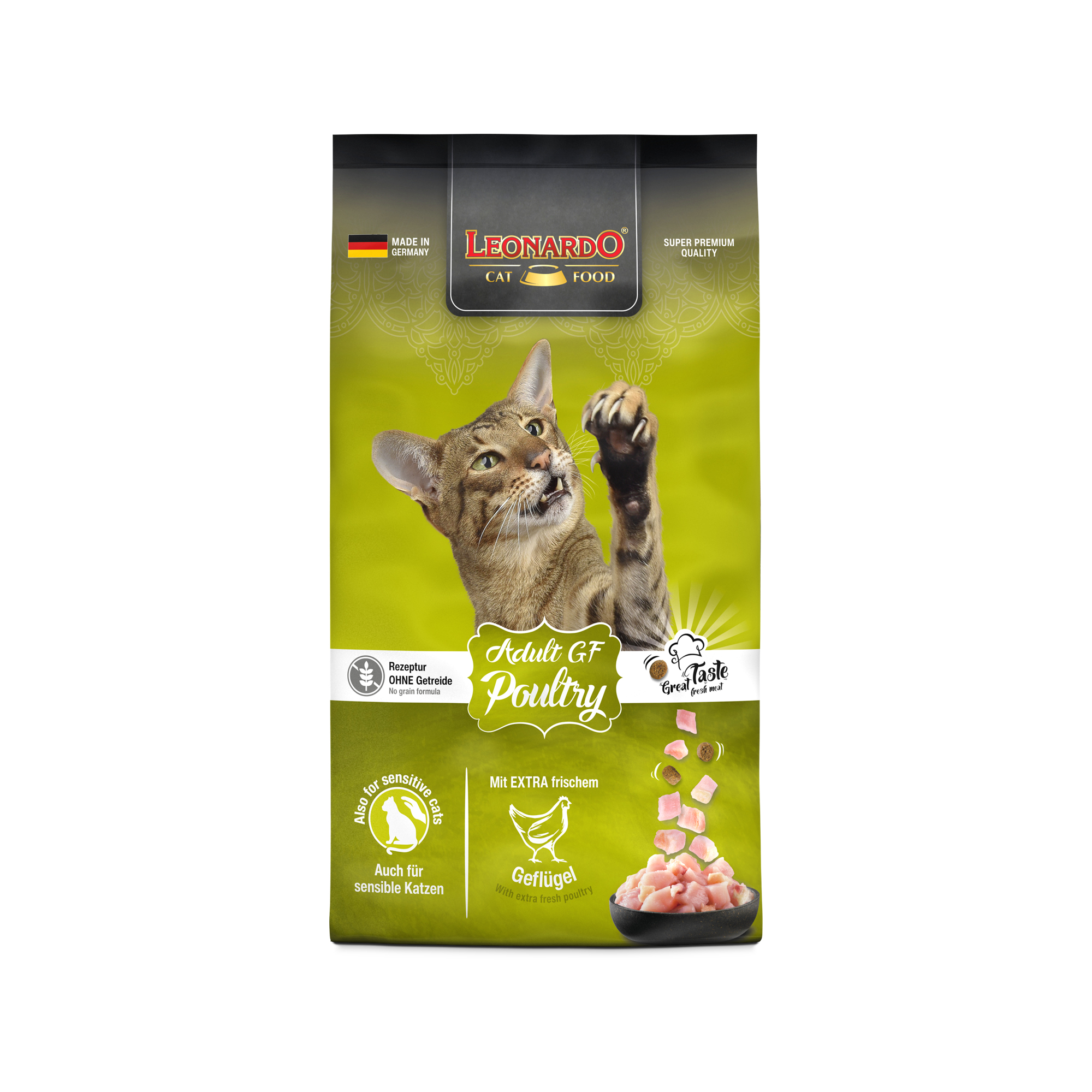 Leonardo - Adult Grain-Free Cat Food - Poultry - 7.5 kg