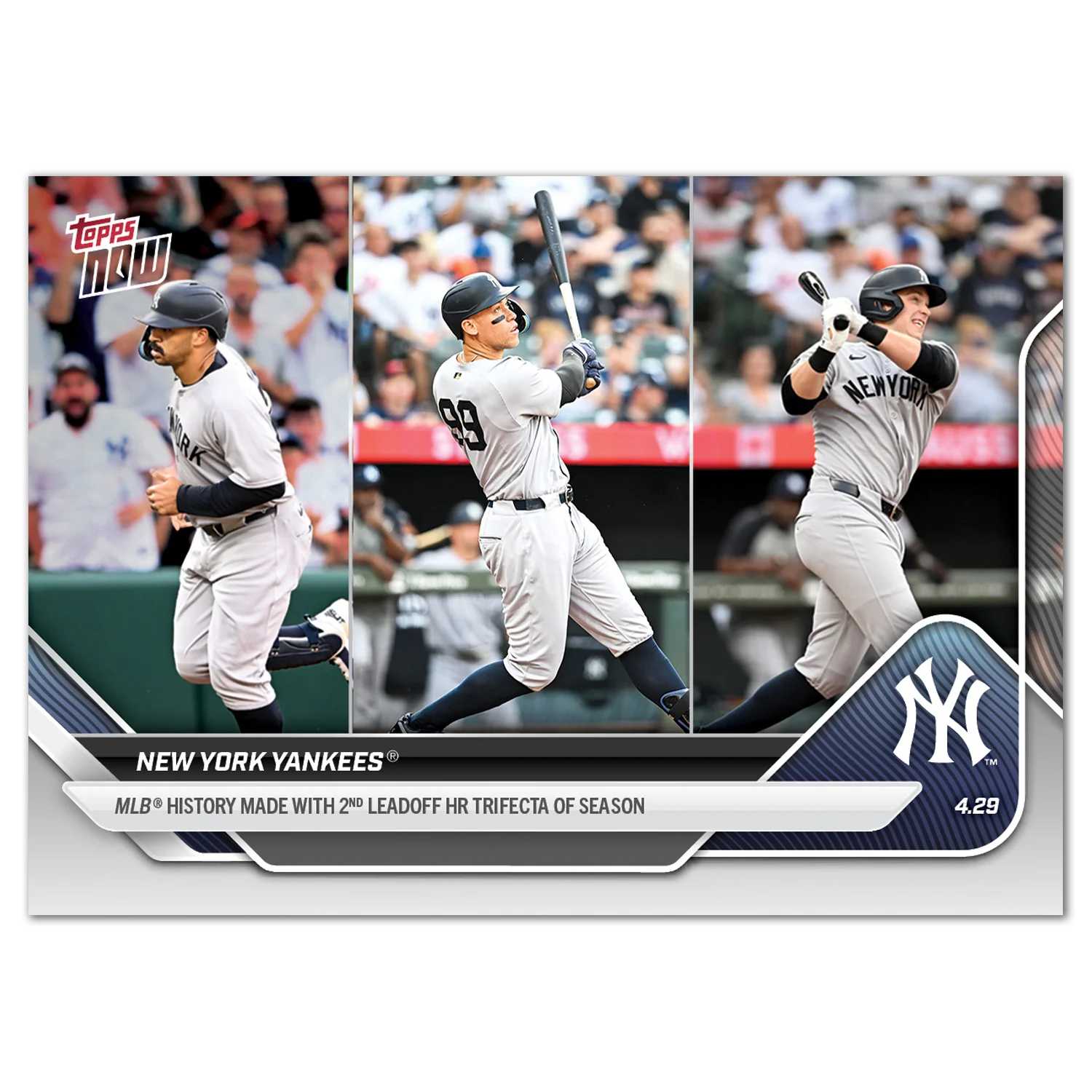 New York Yankees - 2025 MLB Topps NOW® - Card 119