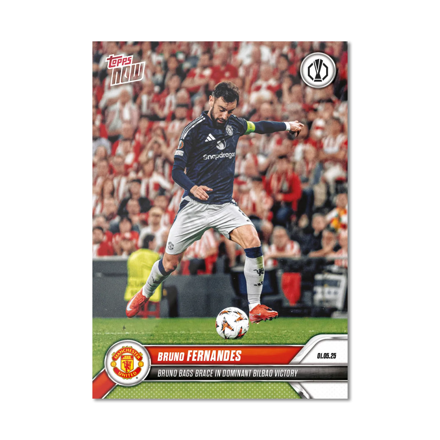 Bruno Fernandes - 2024-25 UEL Topps NOW® Card 30