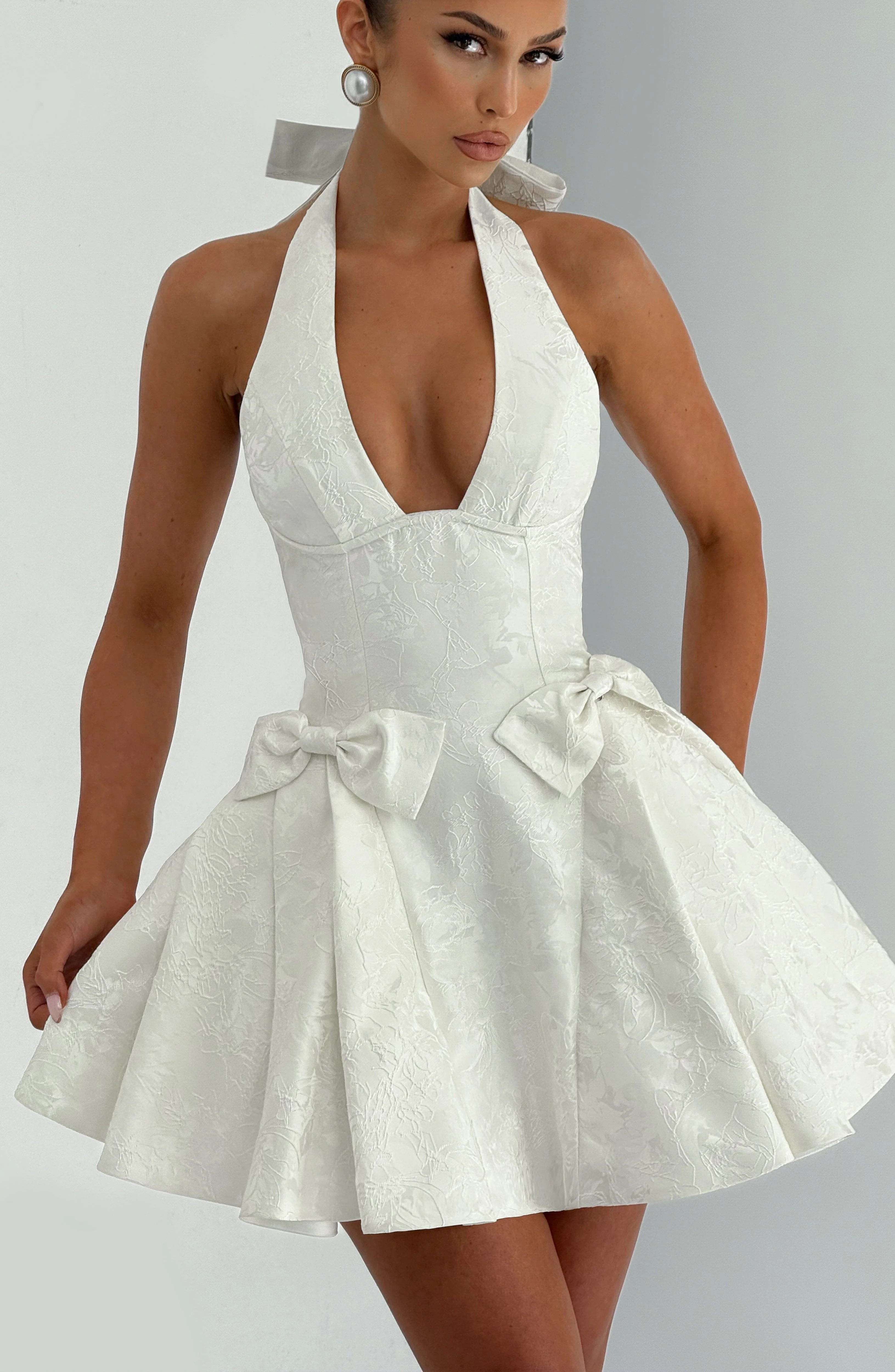 Jocelyn Mini Dress - Ivory