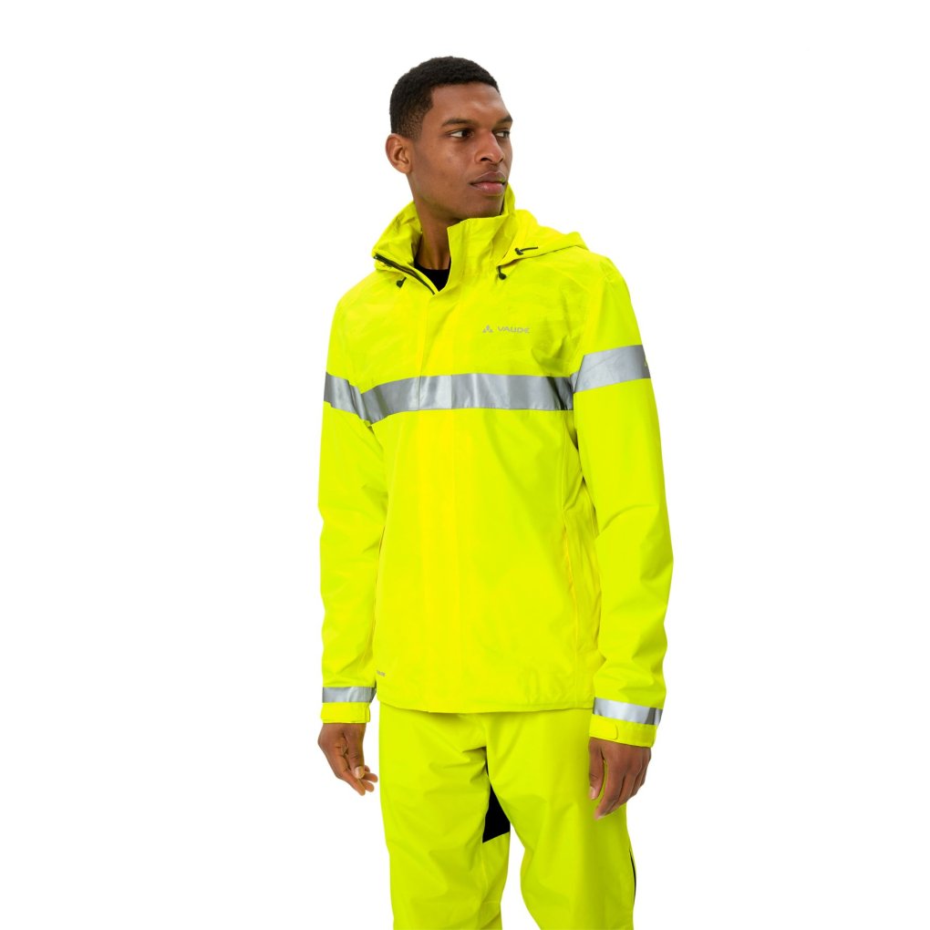 Vaude Luminum Rain Jacket Men - neon yellow