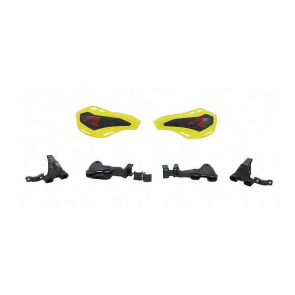 R-tech handguards Yellow HP1 handguards with RMZ Universal mounting kit - YellowRef: rth0611 / rkitpmhp1gi0
