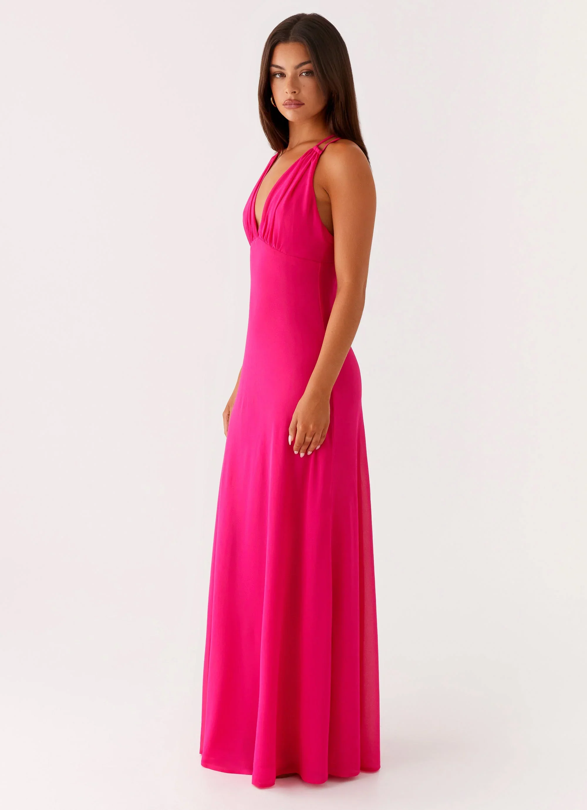 Kacia Maxi Dress - Fuchsia