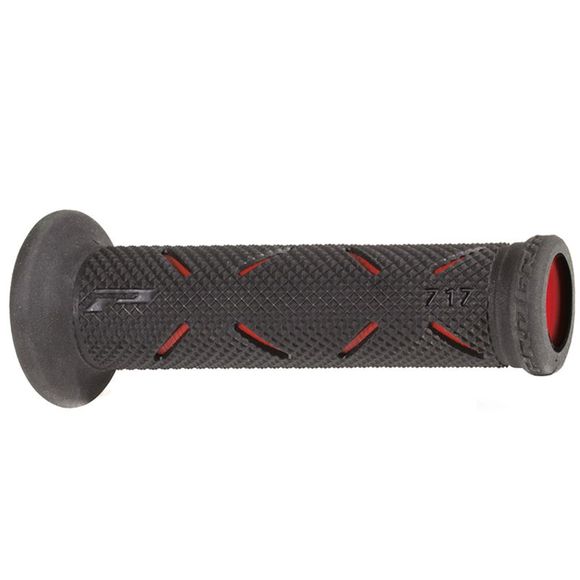 Progrip 717 RACING Universal Handlebar Grips - Red / BlackRef: PRG0071