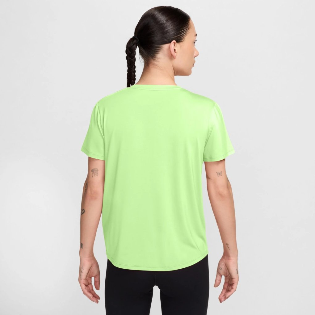 Nike One Swoosh Dri-FIT Short Sleeve Top Women - barely volt HJ2204-701