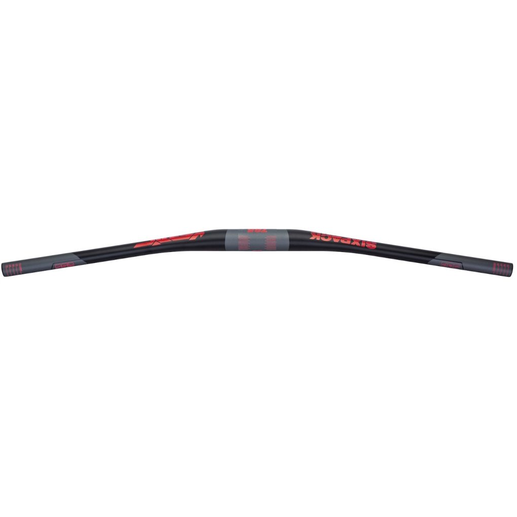 Sixpack Vertic785 35mm Carbon Handlebar - black / red