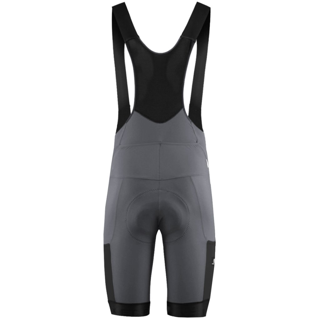 Etxeondo Exo Cargo Bib Shorts Men - Anthracite Gray