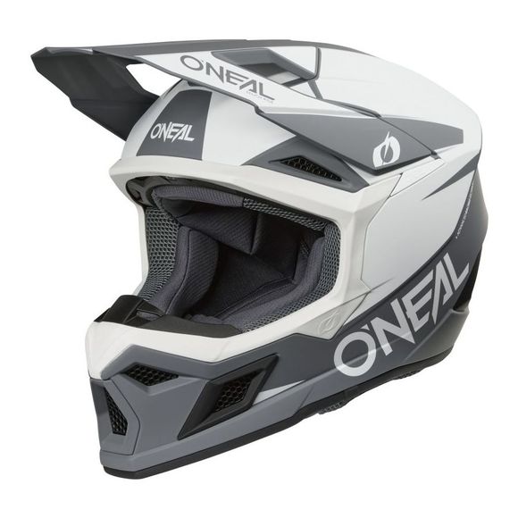 Casque cross O'Neal 3SRS - SOLID 2025 - Noir / BlancRef : OL2204