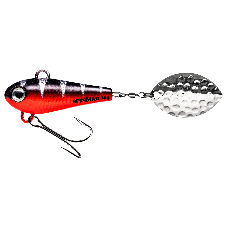 SpinMad Lead Head Spinner Originals (Black Perch, 14 g)