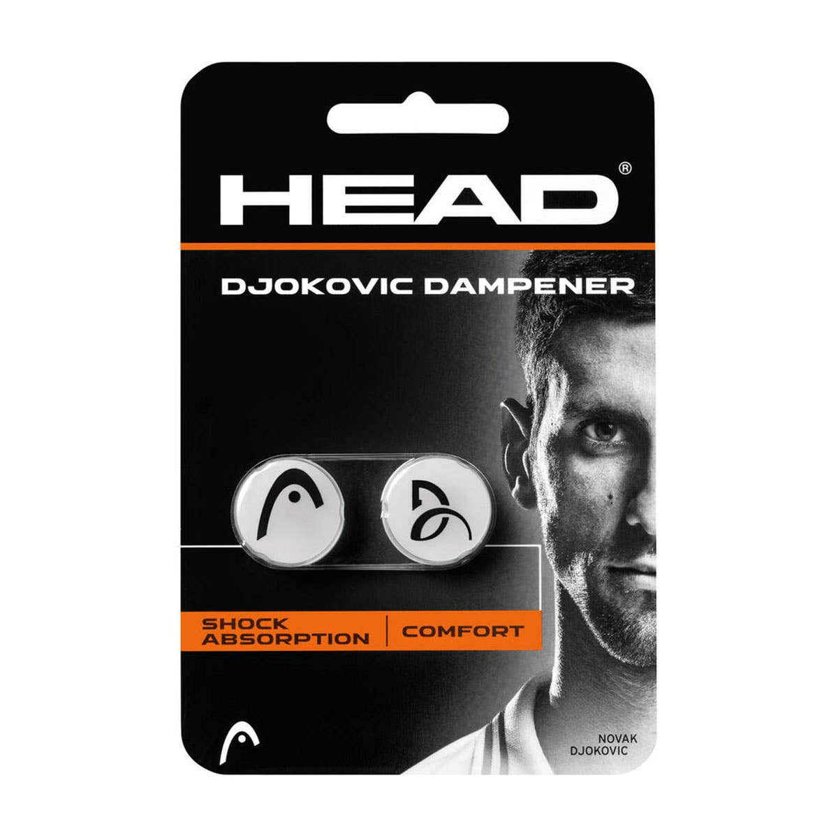 VIBRATION DAMPENER HEAD DJOKOVIC DAMPENER WHITE