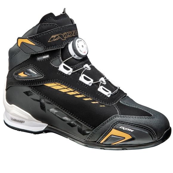 Baskets Moto Ixon BULL WATERPROOF LADY - Noir / BlancRef : IX1186