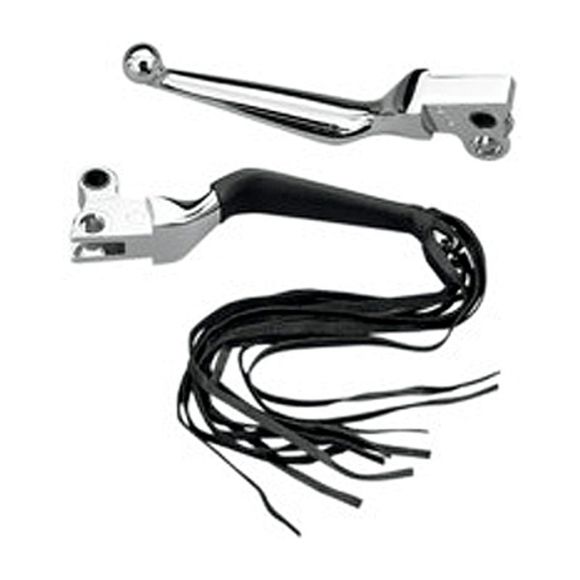 Kuryakyn Leather Fringe Lever Covers - UniversalRef: KYK0017 / DS243063