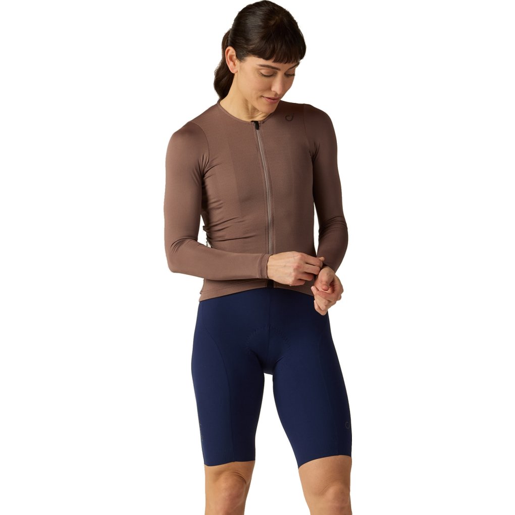 Velocio Ultralight Mesh Long Sleeve Jersey Women - Plum Truffle