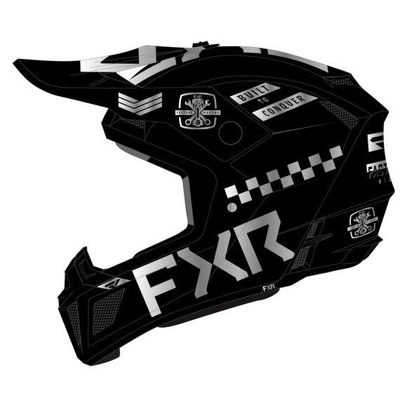 FXR CLUTCH GLADIATOR 24 2024 cross helmet - GrayRef: FXR0545