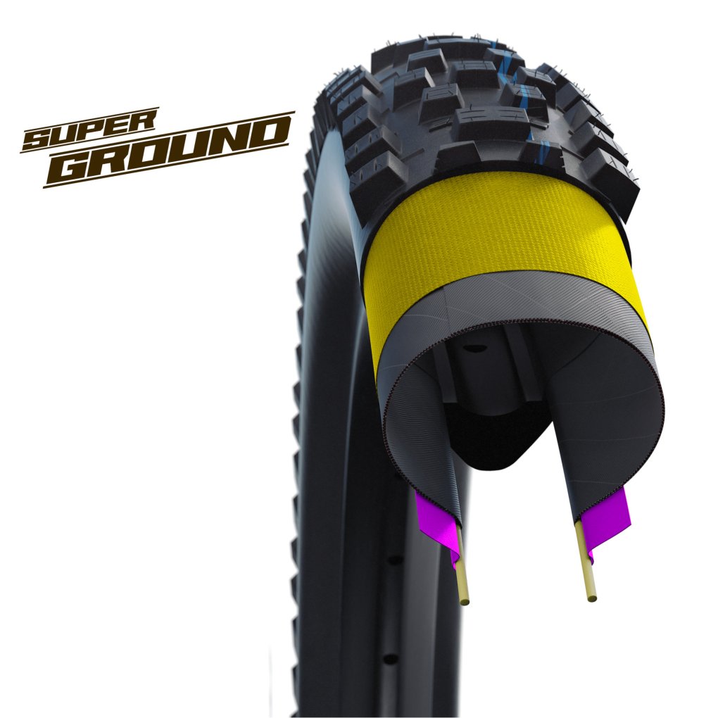 Schwalbe Thunder Burt Evolution MTB Folding Tire - AddixSpeed - SuperGround - TLEasy - E-25 - 29x2.25 Inches