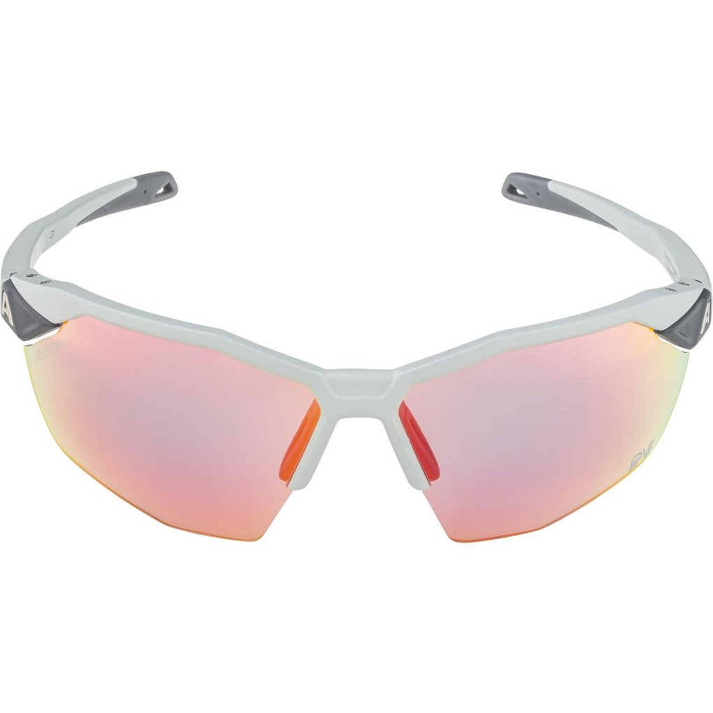 Alpina Twist Six HR QV Glasses - smoke-grey matt/Quattroflex Varioflex mirror rainbow