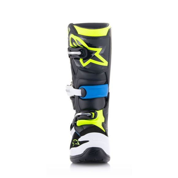 Alpinestars TECH 7S BLACK / ENAMEL BLUE / YELLOW FLUO cross 'S motocross boots - Black / BlueRef: AP12719