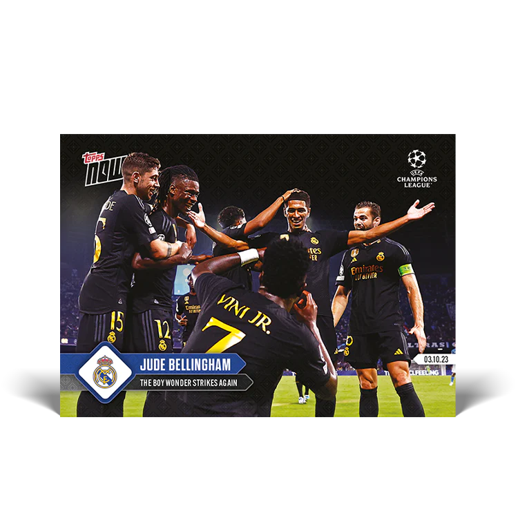 Topps UK - Jude Bellingham - The boy wonder strikes again - UCL TOPPS NOW® Card #28