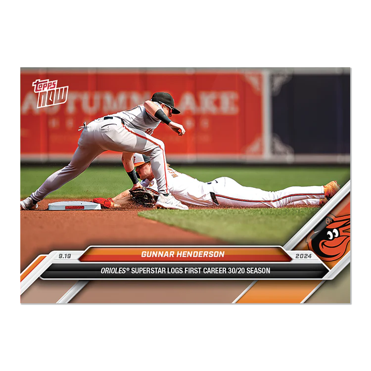 Gunnar Henderson - 2024 MLB TOPPS NOW® Card 726