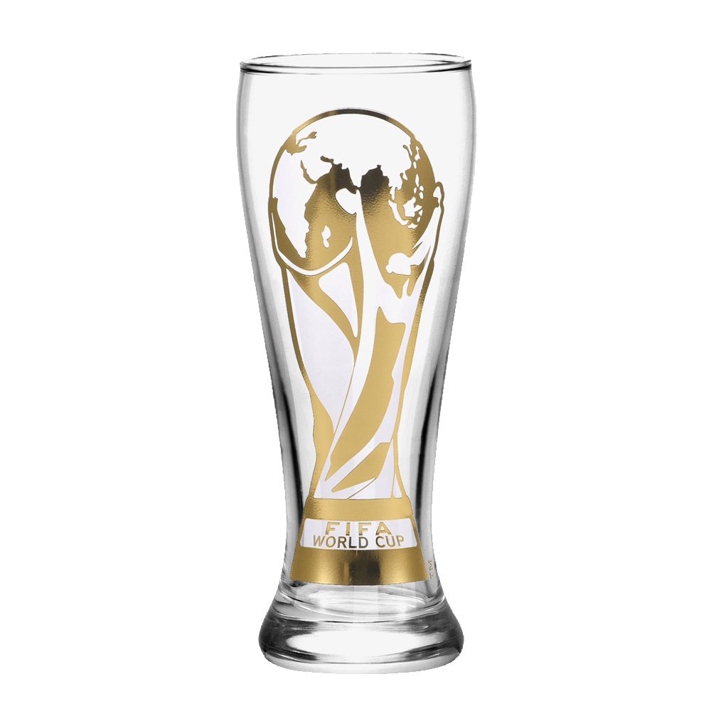 FIFA World Cup 2026 Official Decal Trophy Beer Glass