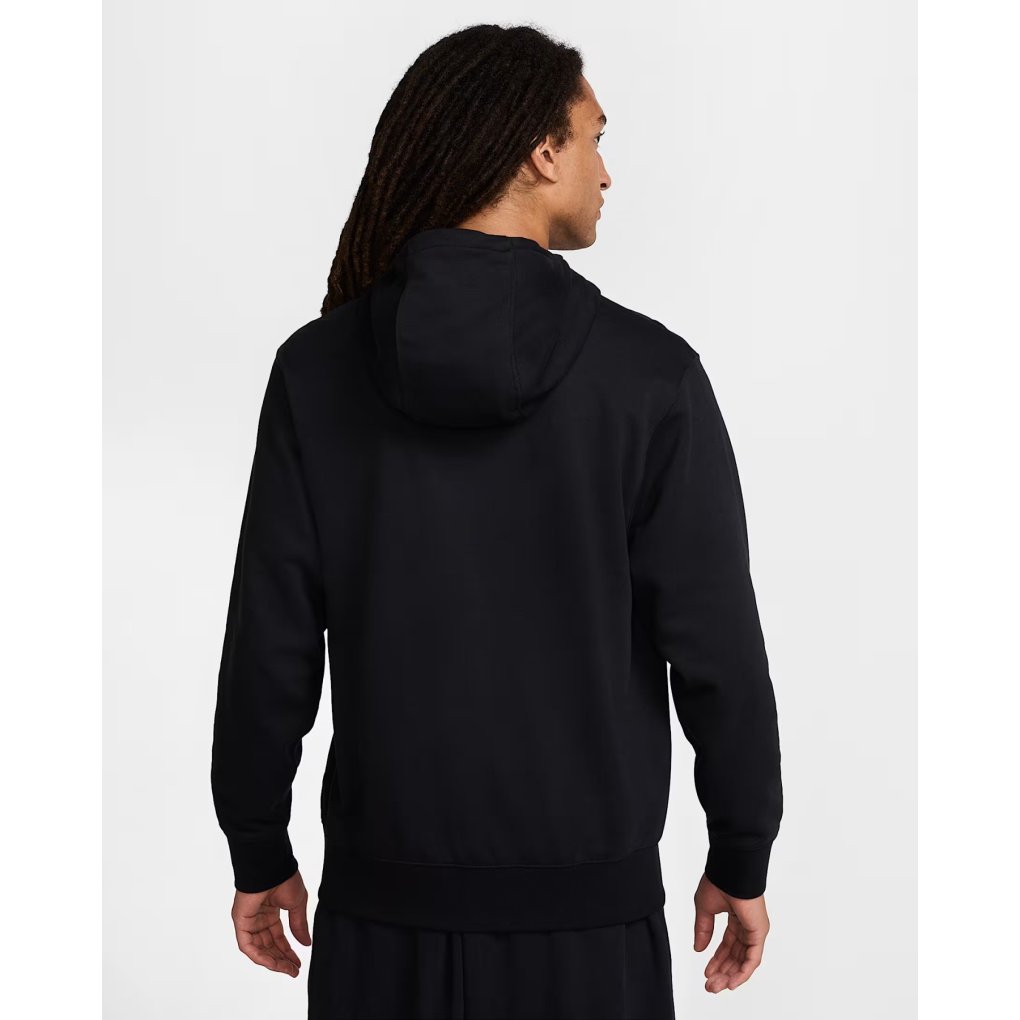 Nike Club French Terry-Hoodie Men - black/black/white FN3866-010