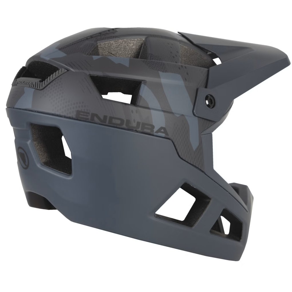 Endura SingleTrack Full Face Helmet Kids/Youth - camouflage grey
