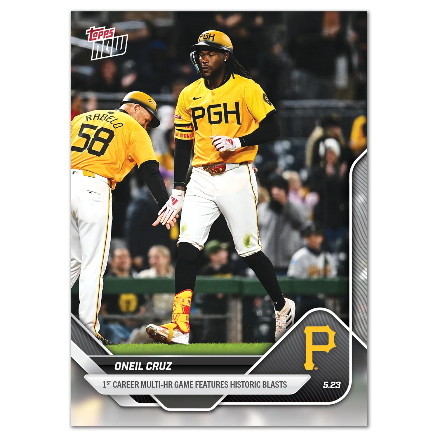 Oneil Cruz - 2025 MLB Topps NOW® - Card 206