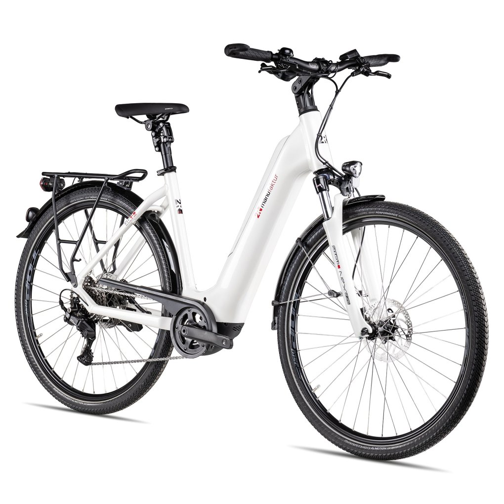 2R Manufaktur ELC 9 - Wave - Electric Touring Bike - 2025 - white / red / black