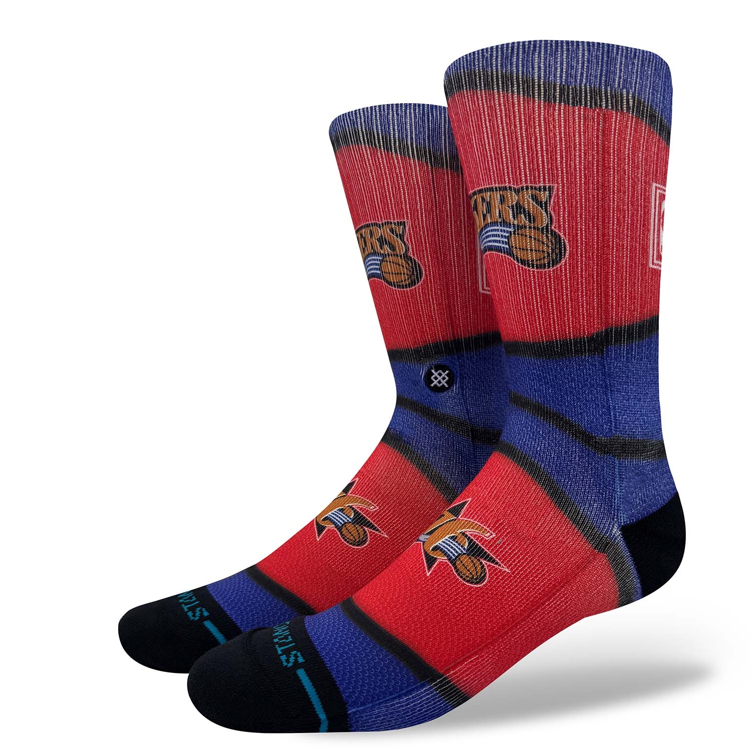 Philadelphia 76ers Classic Mini Ball Stance Crew Socks