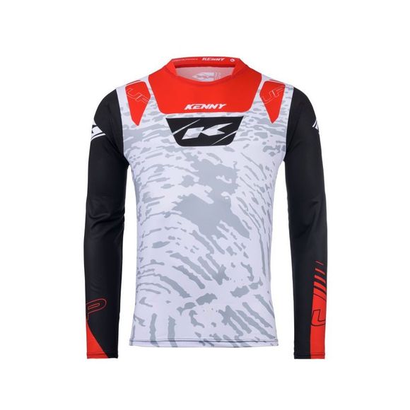 Kenny TRIAL UP Trial Jersey 2025 - Black / RedRef: KE2386