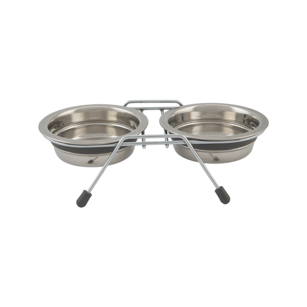 Beeztees Lumara Stainless Steel Deluxe Dining Set - 11 cm