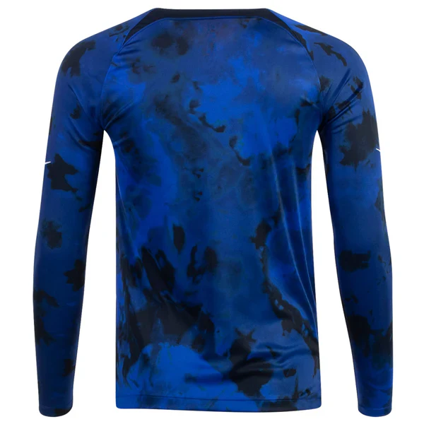 United States Long Sleeve Away Jersey 22/23 (Bright Blue/White)