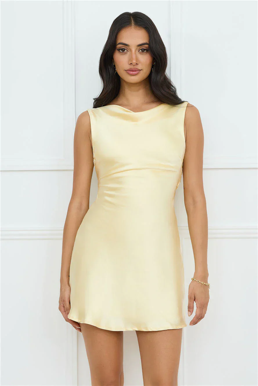 Lily Luxe Satin Mini Dress